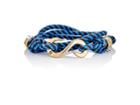 Giles And Brother Men's Rope Wrap Bracelet With S-hook