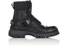 Prada Women's Buckled-strap Leather Ankle Boots