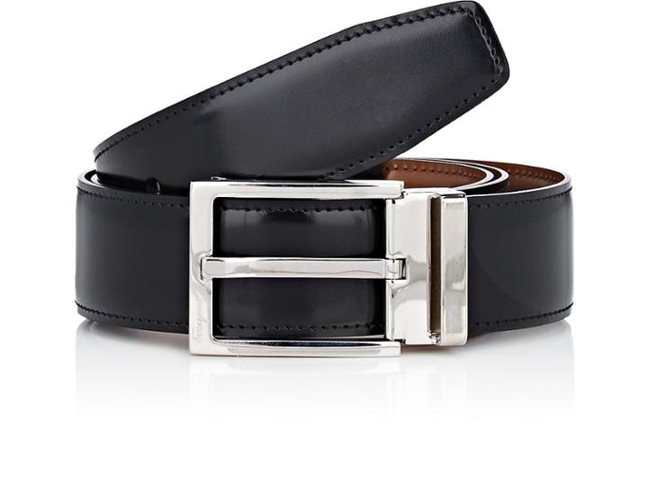 Salvatore Ferragamo Men's Leather Reversible Belt