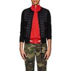 Moncler Women's Down-quilted & Wool Sweater-black