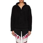 Electric & Rose Women's Plush Fleece Half-zip Sweatshirt-black