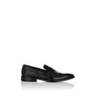 Barneys New York Men's Textured Patent Leather Venetian Loafers - Black