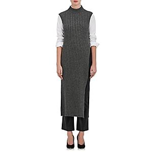 Boon The Shop Women's Cashmere Sleeveless Tunic-anthracite