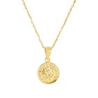 Anni Lu Women's Forget Me Not Pendant Necklace-gold