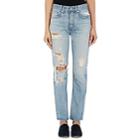 Brock Collection Women's Distressed Straight Jeans-distressed