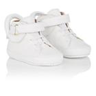 Buscemi Infants' 100mm Leather Sneakers-white