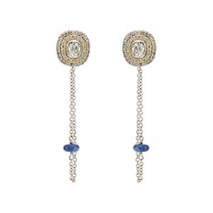Zoe Women's Mixed-gemstone Drop Earrings-blue