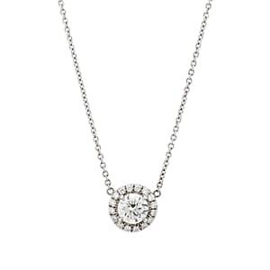 Mcteigue & Mcclelland Women's White Diamond Thread Pendant Necklace - Silver