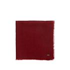 From The Road Men's Cashmere Pocket Square - Red