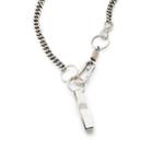 Martine Ali Men's Curb-chain Necklace - Silver