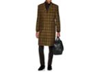 Cifonelli Men's Velvet-trimmed Plaid Wool Overcoat