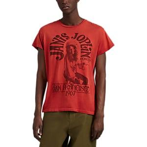 Madeworn Men's Janis Joplin Cotton T-shirt - Red
