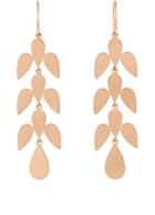 Irene Neuwirth Women's Leaf-motif Drop Earrings