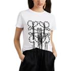 Loewe Women's Anagram-embroidered Cotton T-shirt - White