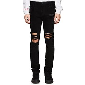 Rta Men's Distressed Skinny Jeans - Black