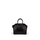 Givenchy Women's Antigona Mini Crocodile-stamped Leather Duffel Bag - Black