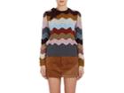 Marc Jacobs Women's Chevron Striped Cashmere Sweater