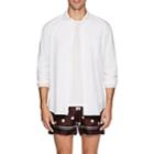 Hartford Men's Garment-dyed Cotton Shirt-white