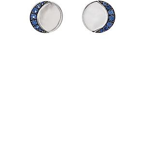 Pamela Love Fine Jewelry Women's Moon Phase Stud Earrings-blue