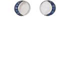 Pamela Love Fine Jewelry Women's Moon Phase Stud Earrings-blue
