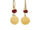 Judy Geib Women's Ruby Double-drop Earrings