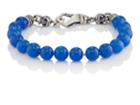 Emanuele Bicocchi Men's Lapis Lazuli Beaded Bracelet