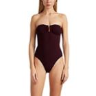 Eres Women's Cassiopee Strapless One-piece Swimsuit - Wine