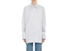 Helmut Lang Women's Striped Broadcloth Cotton Shirt