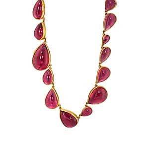 Judy Geib Women's Pink Tourmaline Riviere Necklace - Pink