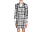 Thom Browne Women's Plaid Wool-blend Shrunken Sportcoat
