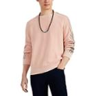 Alanui Men's Cotton-cashmere Crewneck Sweater - Pink