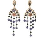 Goossens Paris Women's Iolite Drop Earrings-gold