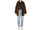Balenciaga Women's Leopard-print Fleece Jacket
