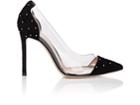 Gianvito Rossi Women's Tyler Studded Suede & Pvc Pumps