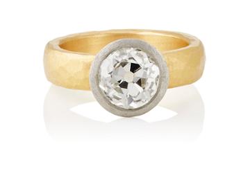 Malcolm Betts Women's White Diamond Ring