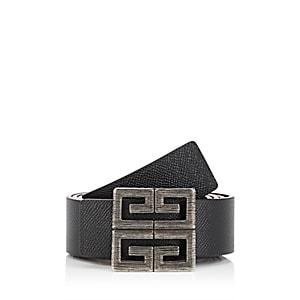 Givenchy Men's 4g Reversible Leather Belt-black