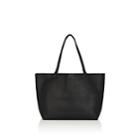 The Row Women's Park Leather Tote Bag-black