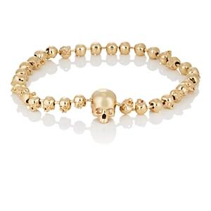 Luis Morais Men's Skull- & Bar-link Bracelet-gold