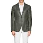 Isaia Men's Cortina Wool-blend Two-button Sportcoat-green
