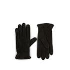 Barneys New York Men's Cashmere-lined Suede Gloves - Black