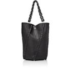 Proenza Schouler Women's Hex Large Python Bucket Bag-black