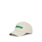 Heron Preston Men's Racing Logo Cotton Twill Baseball Cap - Beige, Tan