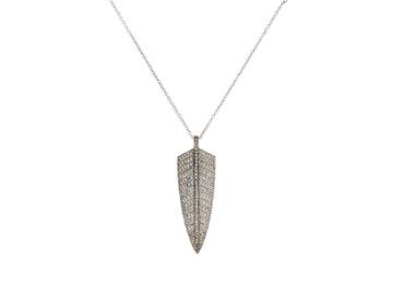 Feathered Soul Women's #shield Necklace