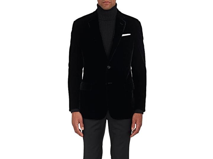 Giorgio Armani Men's Soft Velvet Two-button Sportcoat