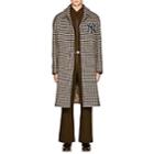 Gucci Men's Ny Yankees&trade; Houndstooth Wool Coat - Brown