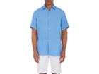 Piattelli Men's Linen Button-front Shirt