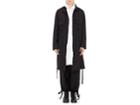 Yohji Yamamoto Pour Homme Men's Lightweight Wool Belted Military Coat