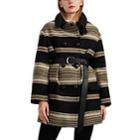 Isabel Marant Women's Hilda Leather-trimmed Wool-blend Belted Jacket