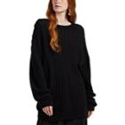 The Row Women's Minorj Cashmere-silk Oversized Sweater - Black