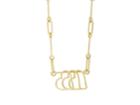 Brent Neale Women's Textured Gold Pendant Necklace